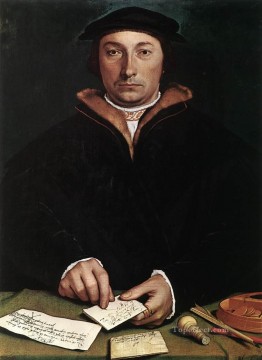  Hans Canvas - Portrait of Dirk Tybis Renaissance Hans Holbein the Younger